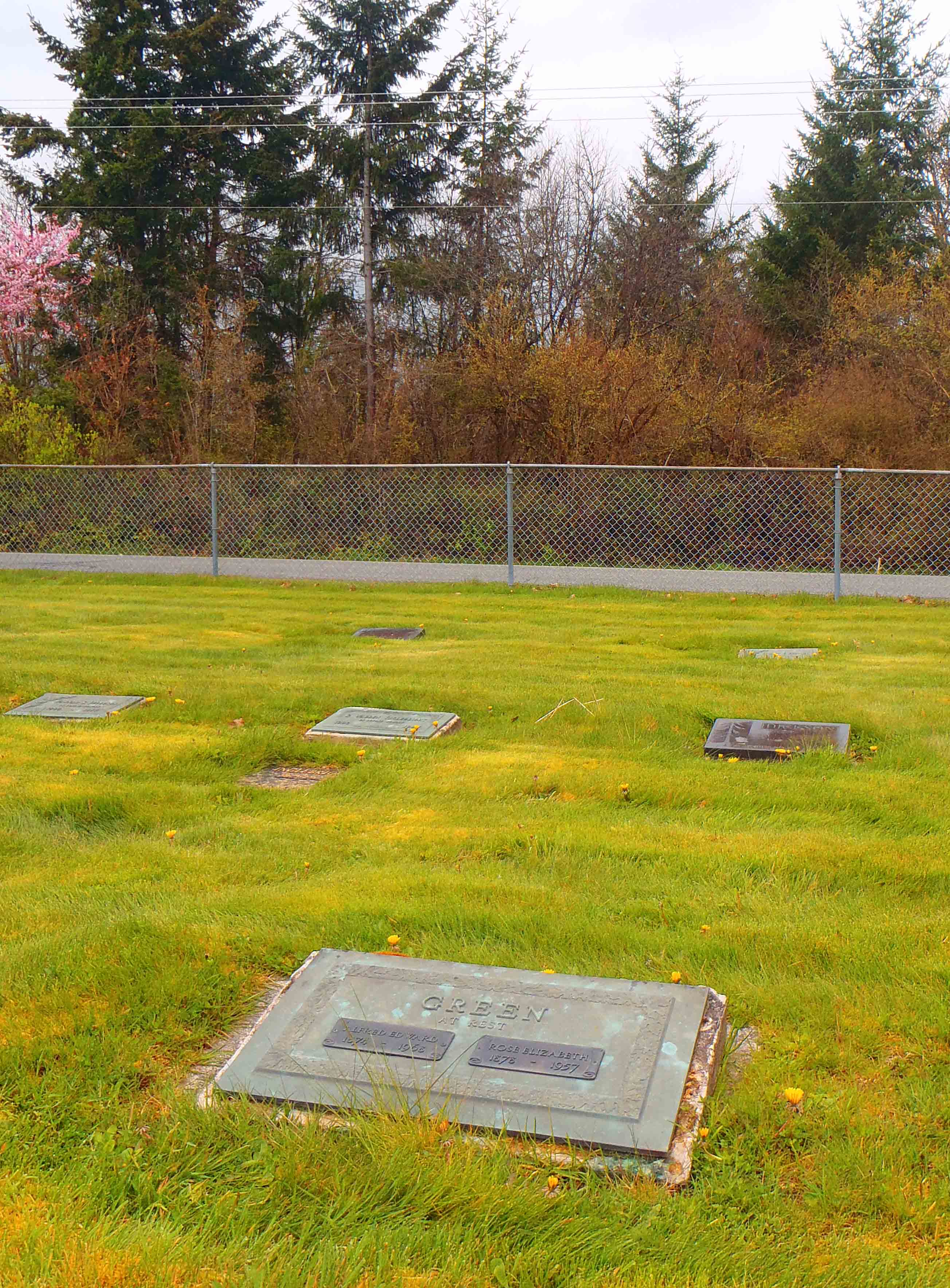 Alfred Edward Green tomb marker